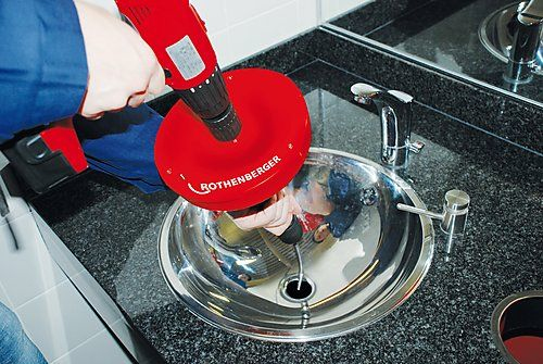 Rothenberger ROSPI Pipe Cleaner Removes Blockages Ideal for Basins