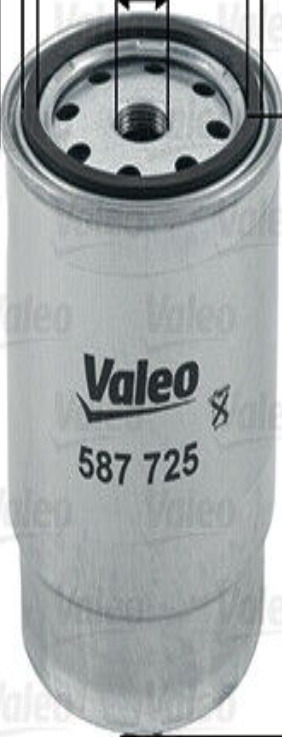 VALEO-OE 587725 Fuel Filter for HYUNDAI,KIA
