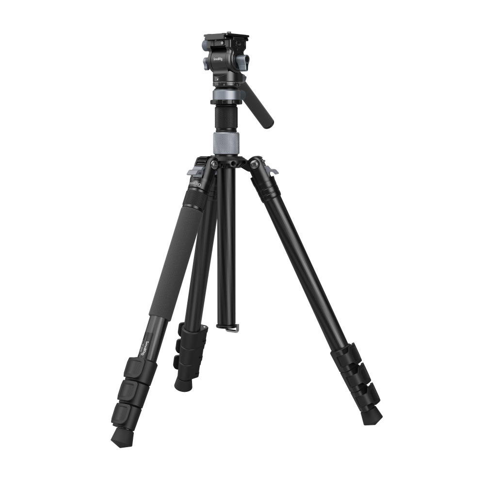 SmallRig 63"" Video Tripod Stand Carbon Fiber Tripod Monopod 4kg/8.82 lbs