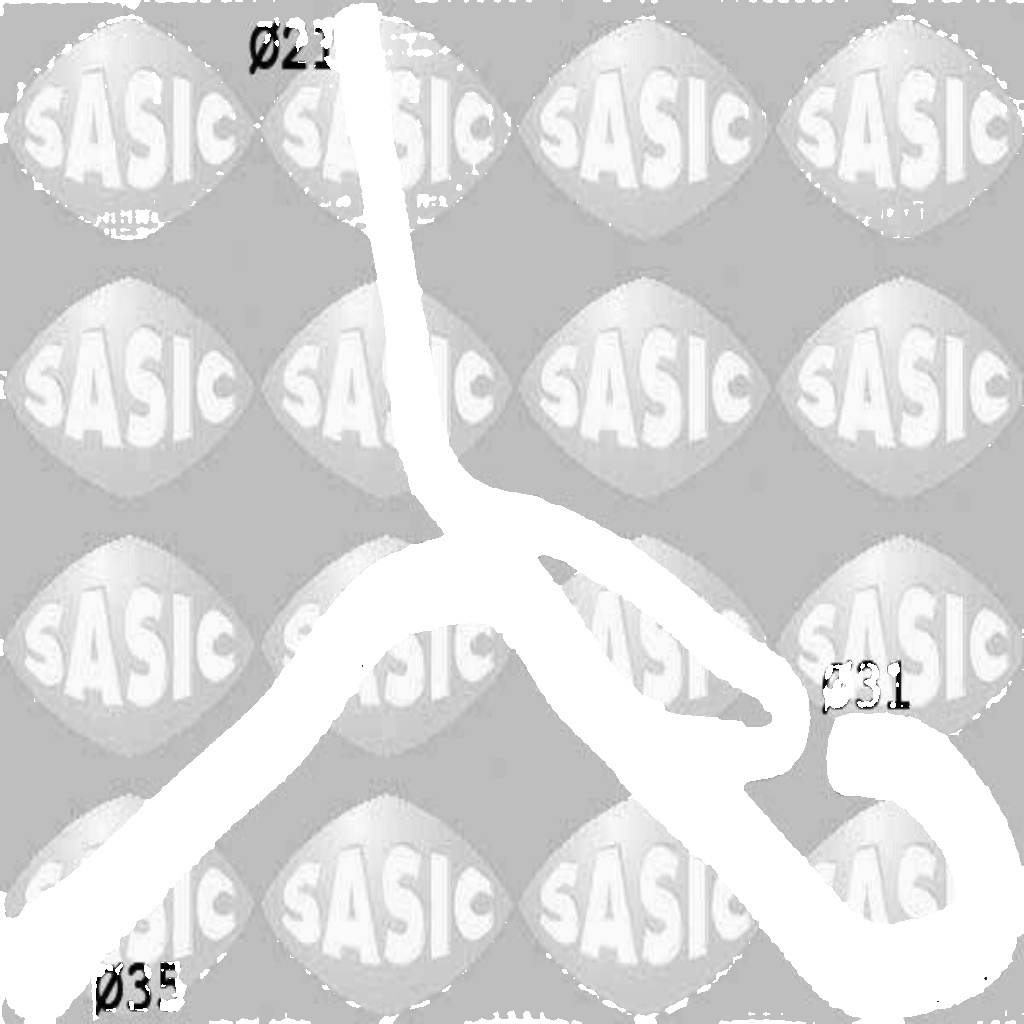 Lower SASIC 3406145 Radiator Hose for FORD