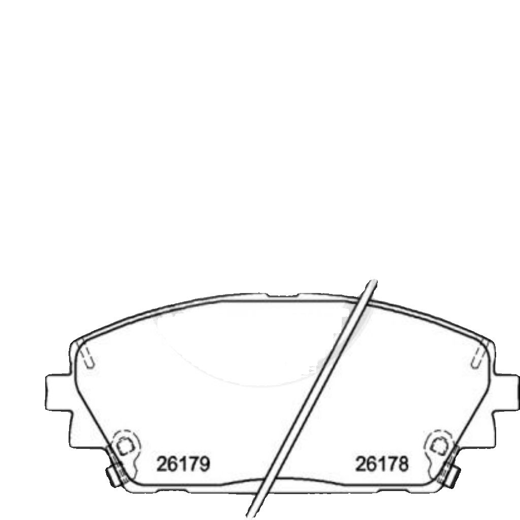 Front BREMBO P 49 065 Brake Pad Set, disc brake for MAZDA,MAZDA (CHANGAN)