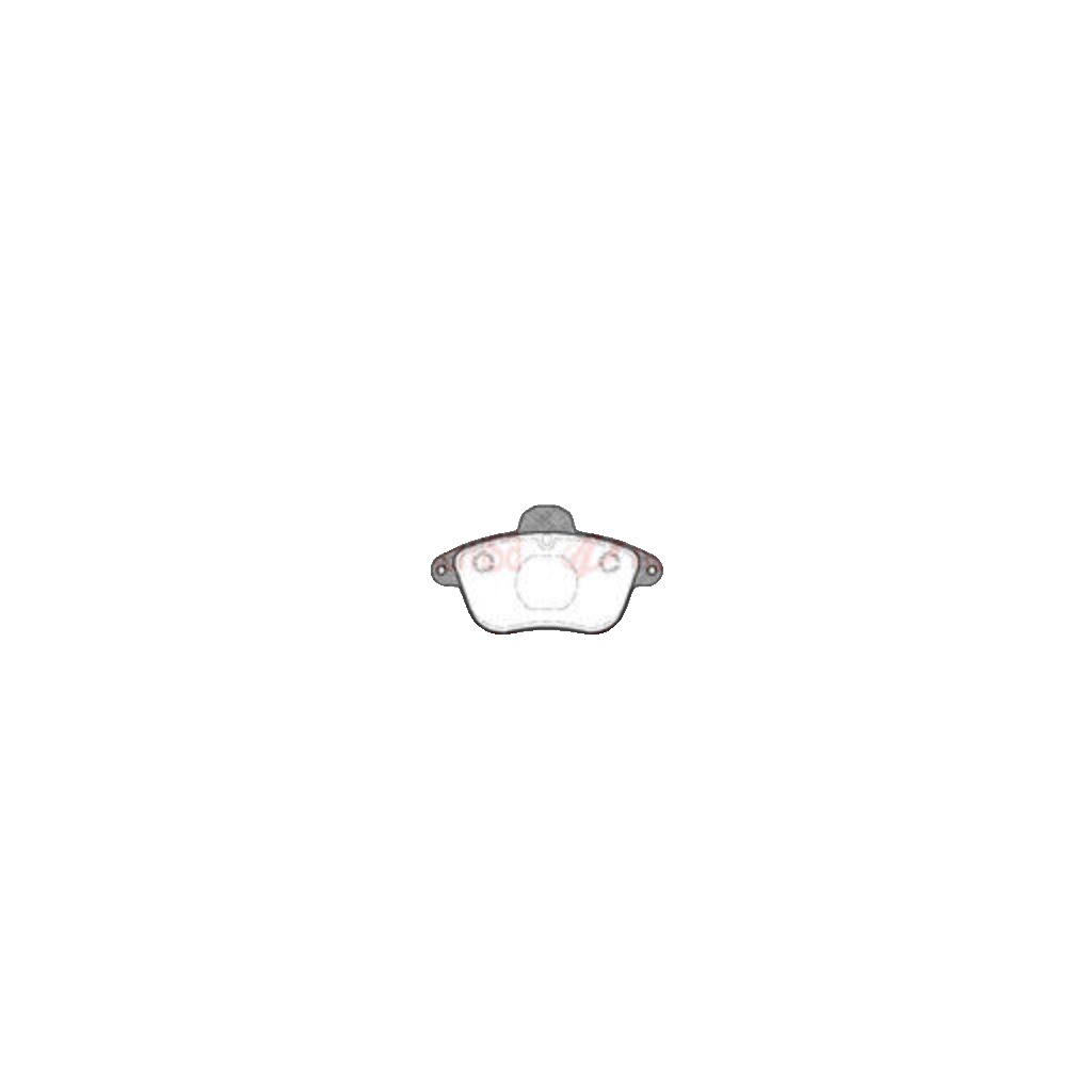 Brake pads Front Axle 0401.14 REMSA for CITROËN RENAULT PEUGEOT