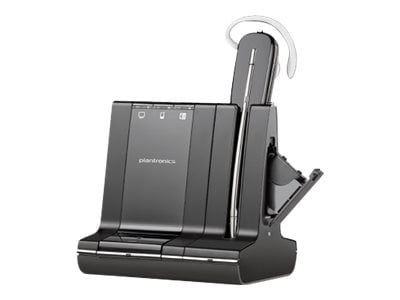 Plantronics W745-M Savi Wireless Mono Headset System with New installed Battery