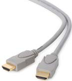 TECHLINK 4k HDMI to HDMI PLUG 2.0m V1.4 High Speed Cable with Ethernet GOLD