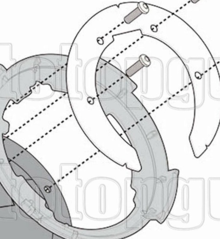 Givi Tanklock Tank Bag Attachment Flange Ring Honda CB1000R 2008 > 2017 CB 1000