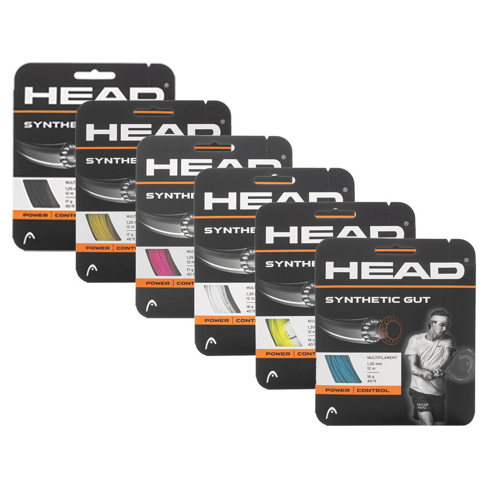 Head Synthetic Gut 16 1.30mm Tennis Strings Set