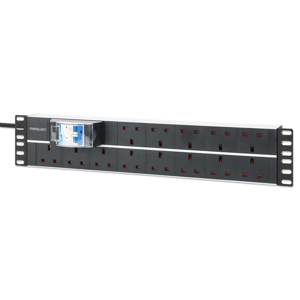Intellinet 19In Pdu 1U 15-Way Uk Ac Plugs-2P Air Breaker