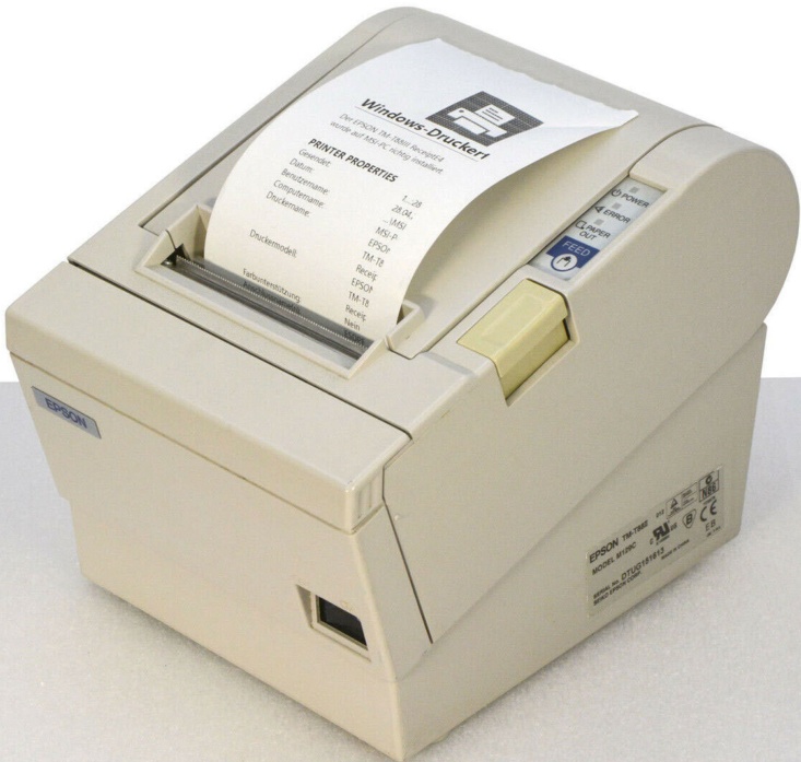 Bon / Kassendrucker Epson TM-T88III Serial + USB Windows 2000 XP 7 8 10 11 #88-2