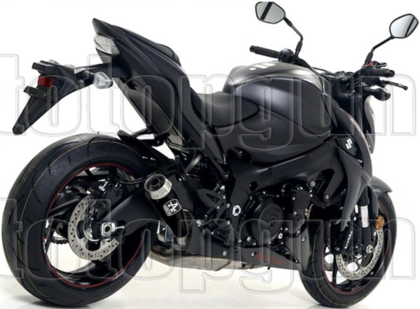 Exhaust Arrow Pro Race Nichrom Black Suzuki Gsx-S 1000 2017 > 2020