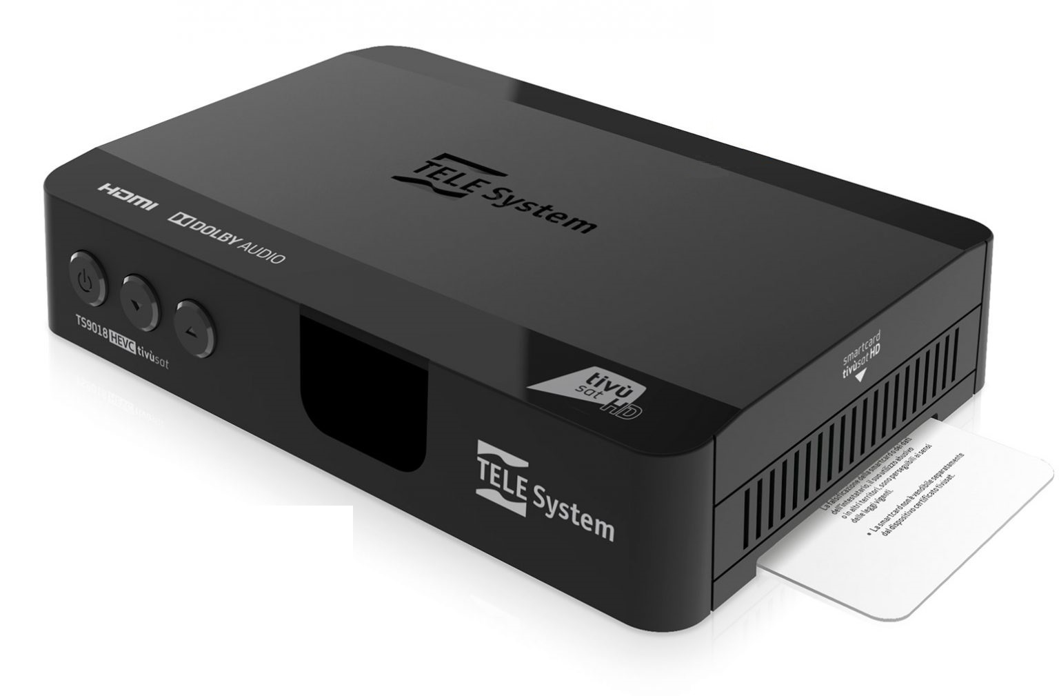 TivùSat TELESystem TS9018HEVC HD + Tivusat HD SmartCard* Italian TV - FREE GIFT