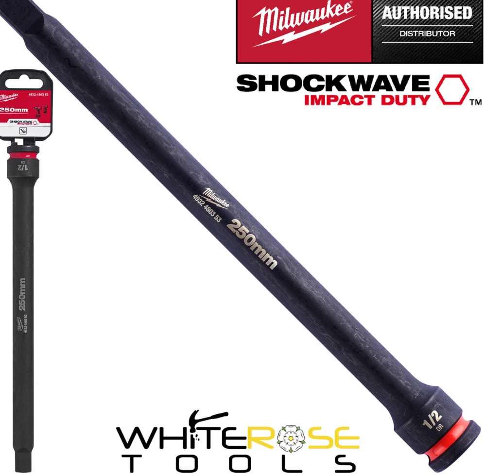 Hex Skt. Extension Shw 1/2 250mm-1p 4932480353 Milwaukee Genuine Quality Product