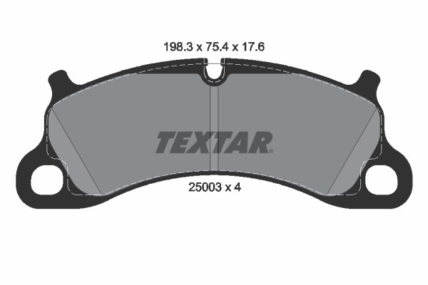 BRAKE PAD SET DISC BRAKE 2500301 FOR PORSCHE 911/Targa/Convertible 3.0L 6cyl 911 - Image 7