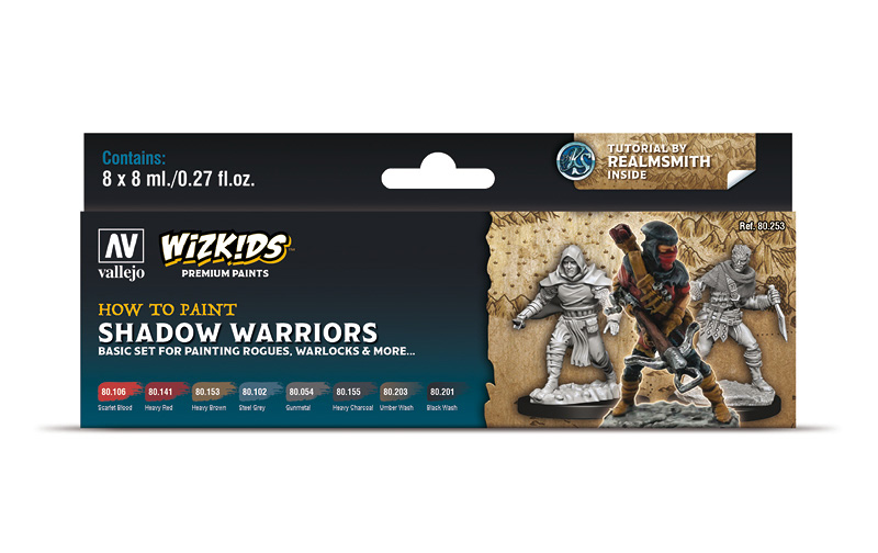 VAL80253 - AV Vallejo Wizkids Set - Shadow warriors