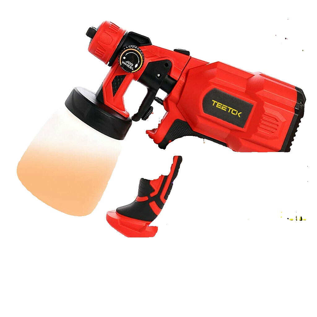 18V CORDLESS ELECTRIC FENCE PAINT SPRAYER AIRLESS HVLP SPRAY GUN 800ML + BATTERY
