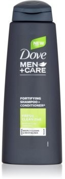 Dove Men+Care Fresh Clean 2 in 1 Shampoo and Conditioner 400 ml 3 Pack - Image 2