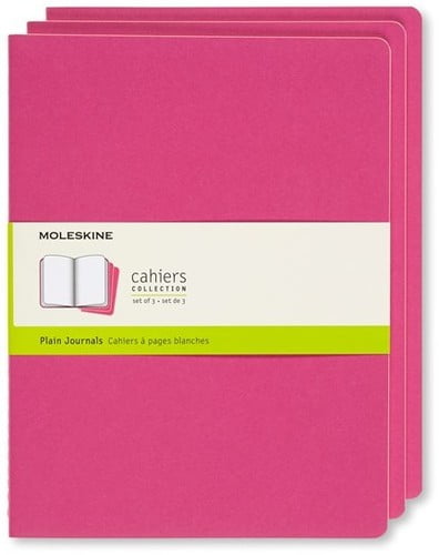 Set Of 3 Moleskine Extra Large Plain Cahier Journals: Kinetic... - 8058647629698