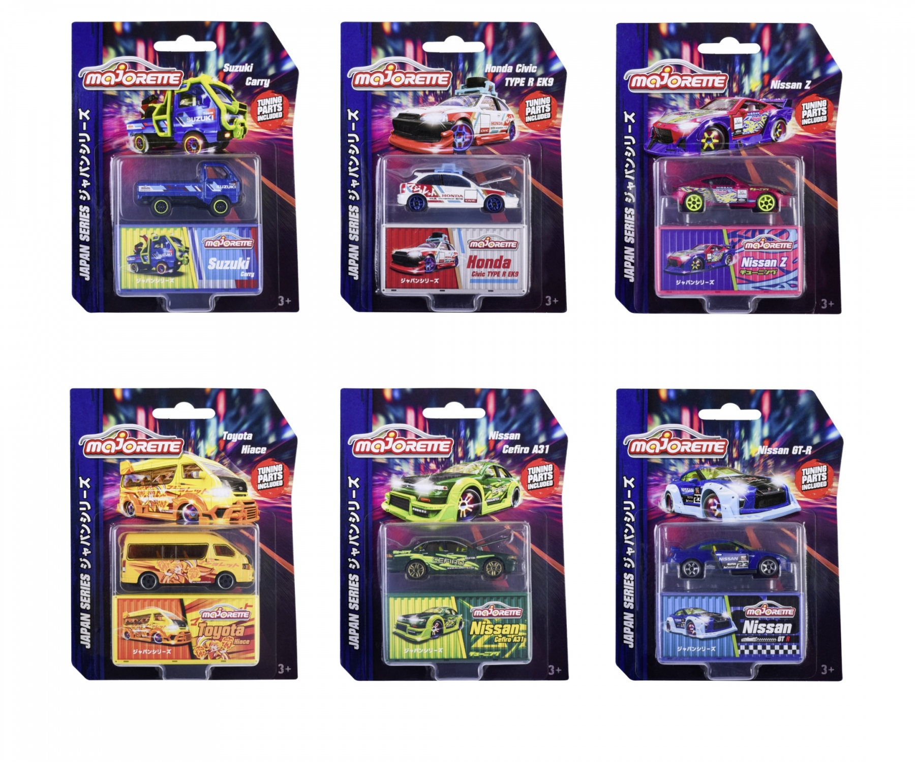 Majorette 212051030 - Japan Series Deluxe Cars - Suzuki Carry - New