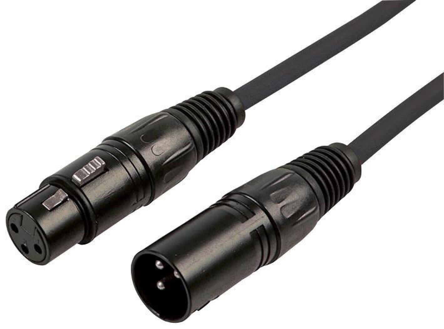 Citronic 3-Pin XLR Male to XLR Female Audio Microphone Cable/3m