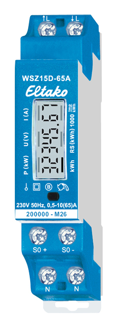 Eltako WSZ15D-65A Digital AC Electricity Meter 65A MID-Approved