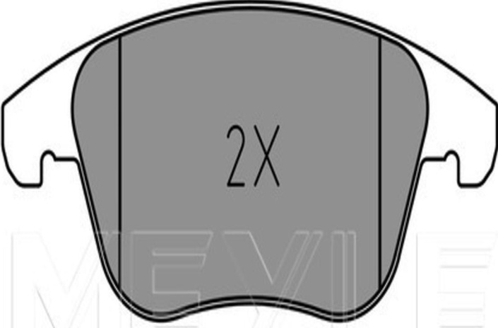 Front MEYLE GERMANY 025 222 6920 Brake Pad Set, disc brake for FORD