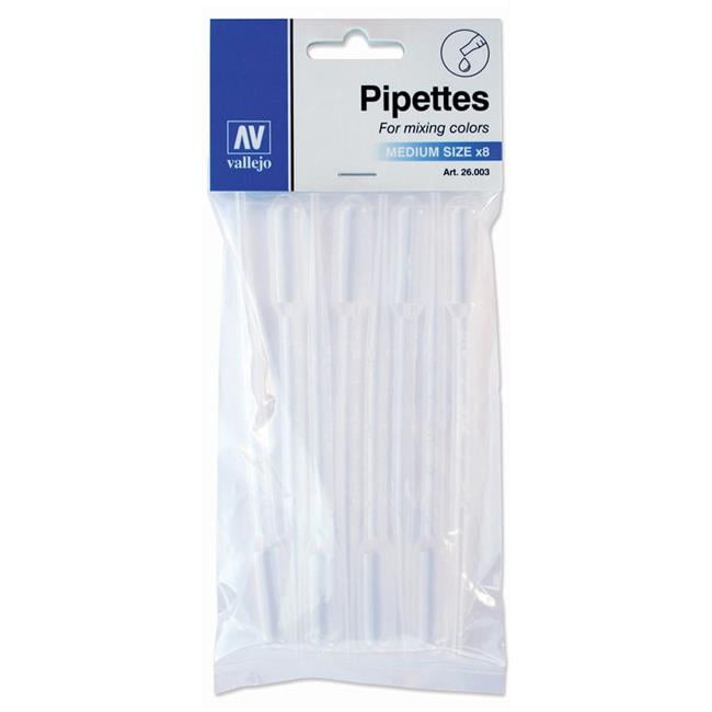 Vallejo Pipettes 3ml Medium Size x8 VAL26003