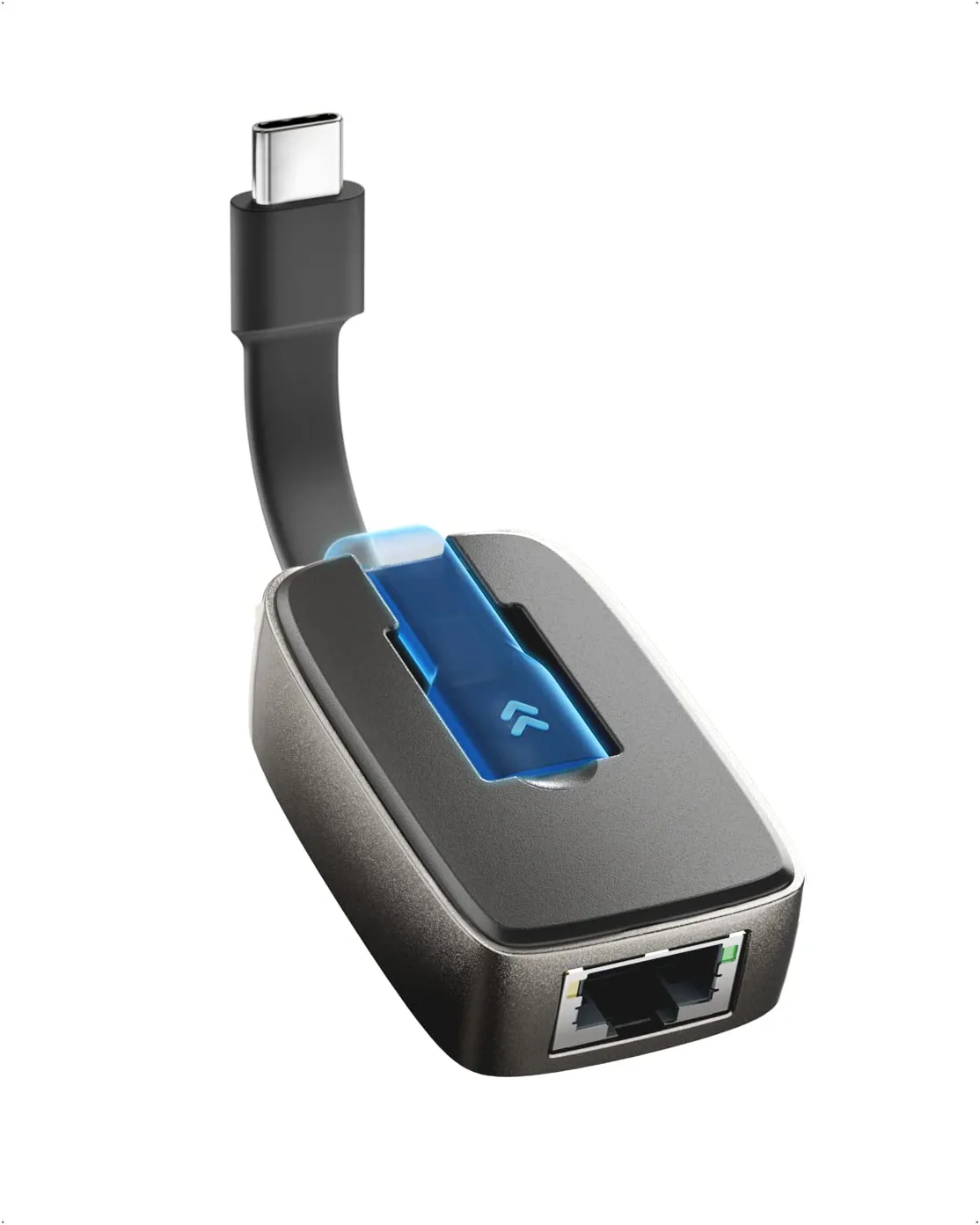 Cable Matters Foldable Usb C To Ethernet Adapter Gigabit, Portable Ethernet To Usb C Adapter, Thunderbolt To Ethernet Adapter With 10/100/1000 Mbps Ethernet Network