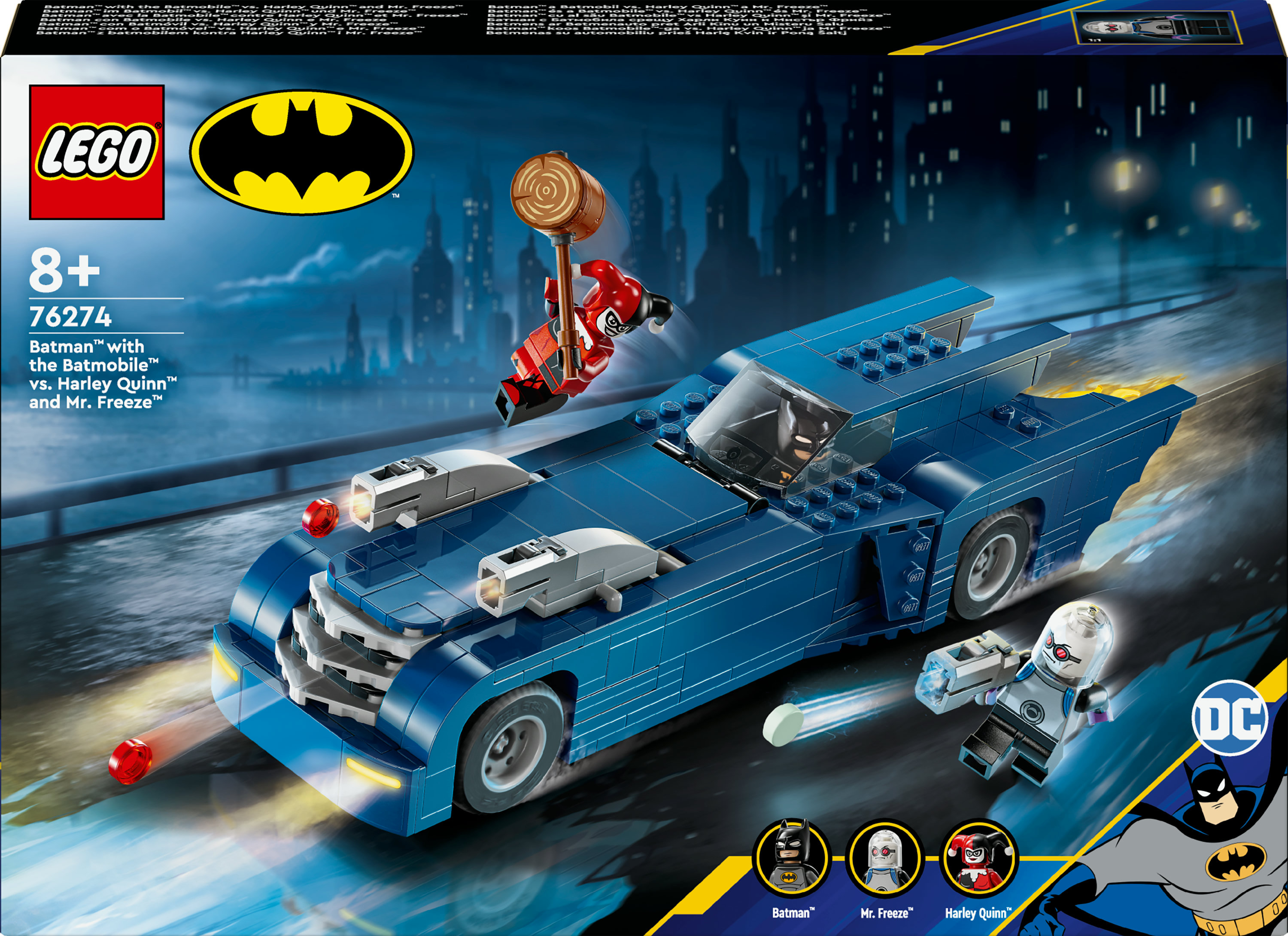 LEGO DC Batman with the Batmobile vs. Harley Quinn & Mr. Freeze 76274