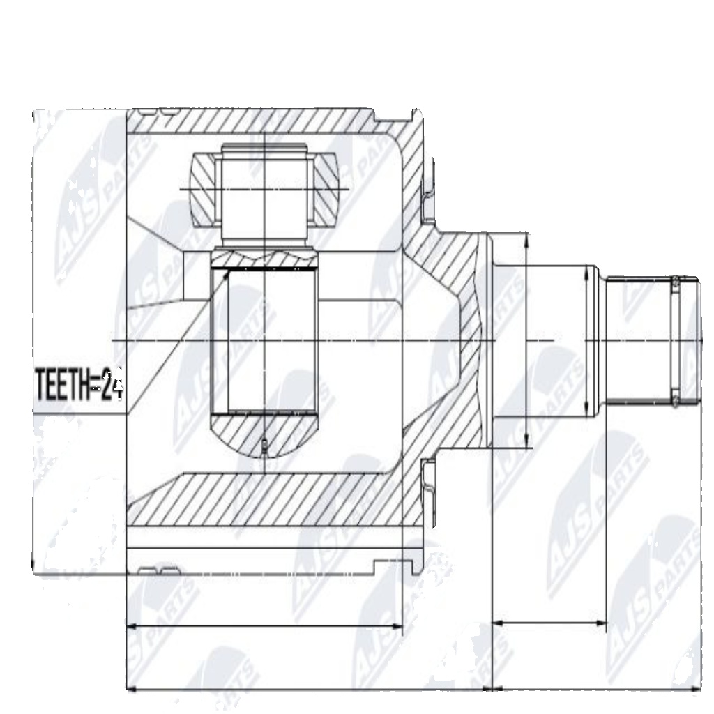 ✅Fits NTY NPW-TY-039 INNER CV JOINT  ⭐UK Seller⭐