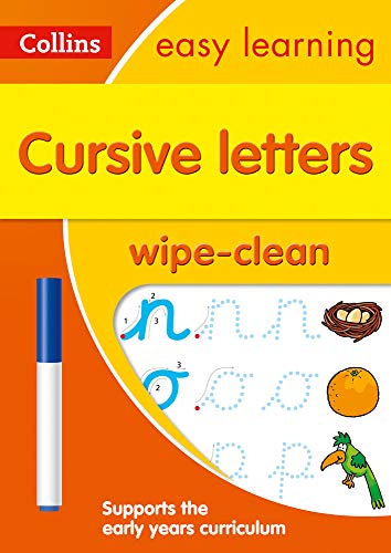Cursive Letters Age 3-5 Wipe Clean Activity Book : Ideal For Home Learning Collins Easy Learning - Image 10