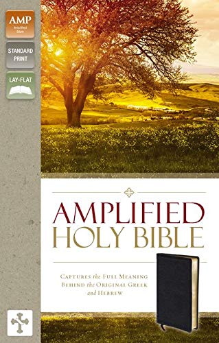 Amplified Holy Bible, Bonded Leather, Black by  Zondervan Pub... - 9780310443926