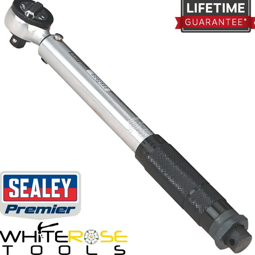 Sealey AK623 Premier Calibrated Micrometer Torque Wrench 3/8""Sq Drive