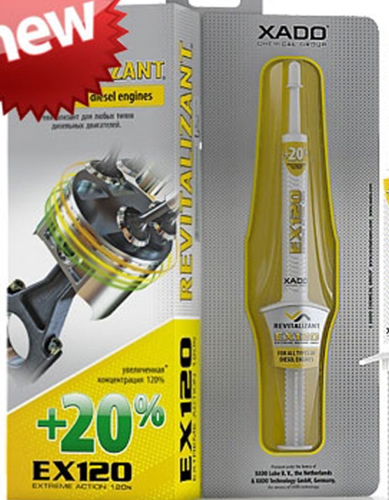 XADO EX120 Diesel Engine Treatment 8ml Anti‑Wear Oil Additive Cuts MOT Emissions
