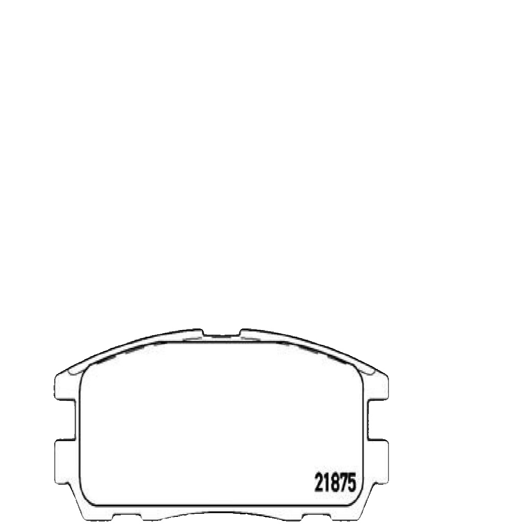 Fits BREMBO P 59 021 Brake Pad Set, disc brake P 59 021 Brake pads set rear , f - Image 2