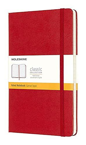 Moleskine Large Ruled Notebook Red
