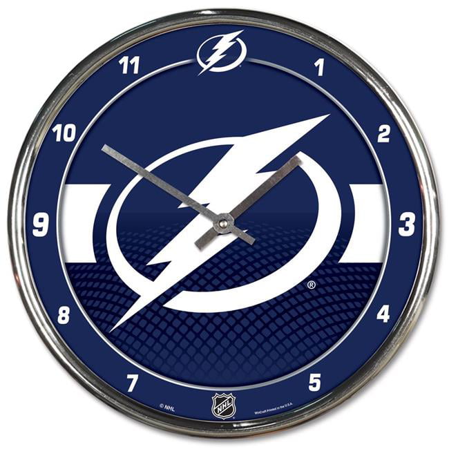 Wincraft Nhl Tampa Bay Lightning Chrome Clock