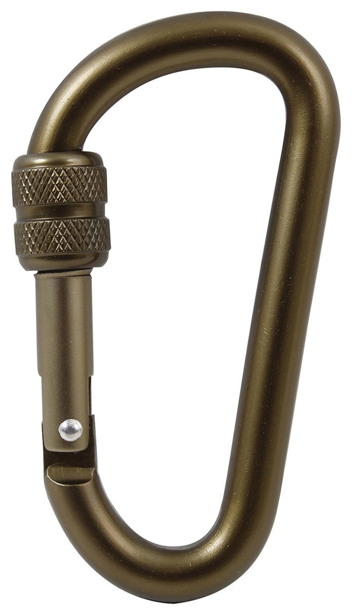 80mm Aluminium Alloy Carabiner Accessory, Coyote