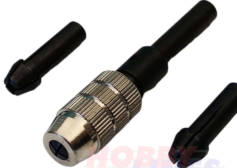 PIN CHUCK SET with collets ZERO-2.4mm Expo Tools 12808
