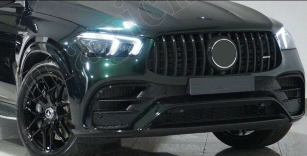 FOR MERCEDES GLE W167 C167 V167 GT PANAMERICANA FRONT GRILLE GLOSS BLACK  2019+