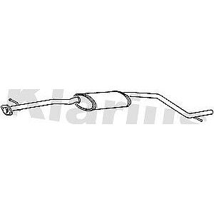 Klarius box with centre pipe fits Ford mondeo 2.0 00-04 FE838C