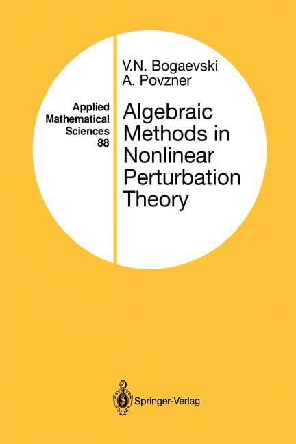 Springer Algebraic Methods In Nonlinear Perturbation Theory - Image 4