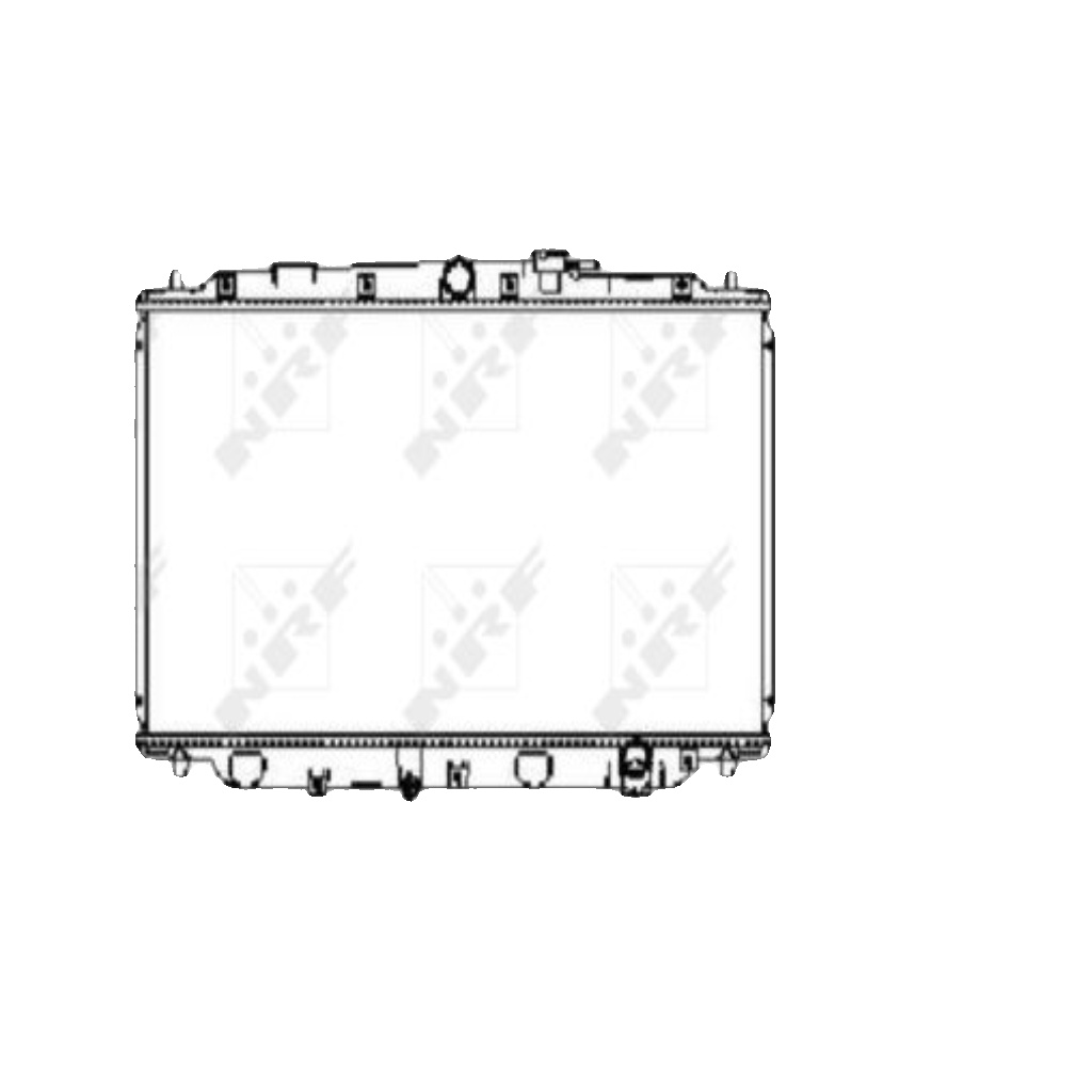 NRF 506743 Radiator, engine cooling for HONDA