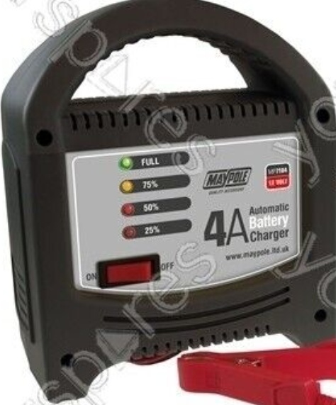 Maypole 7104 4A 12V LED Automatic Battery Charger