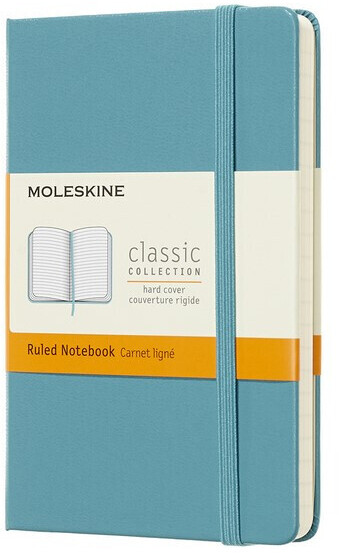 Moleskine Reef Blue Notebook Pocket Ruled Hard by Moleskine M... - 8058341715246
