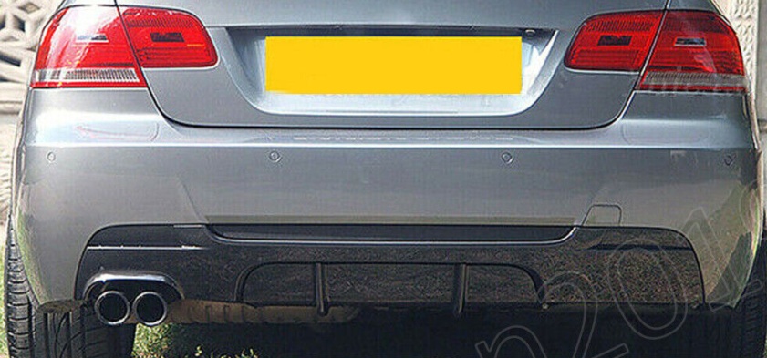 FOR BMW 3 SERIES E92 E93 330i M SPORT REAR DIFFUSER BUMPER CARBON LOOK 2007-2013
