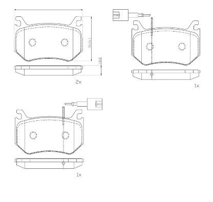 Fits BREMBO P 23 184 Brake Pad Set, disc brake P 23 184 Brake pads se ⭐UK Stock⭐ - Image 6