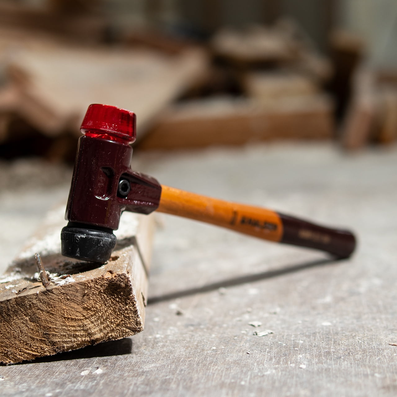 Halder SIMPLEX Soft-Face Hammer, 345g, Ergonomic Handle