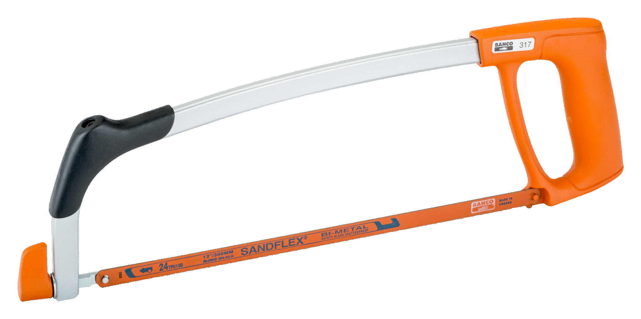 Bahco 317 Hand Hacksaw Frame 300mm (12in) - Image 3