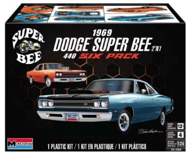 Revell Monogram 4505 1:24th scale 1969 Dodge Super Bee 440 Six Pack ""2N1""