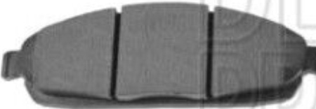 Blueprint ADA104219 Brake Pad Set Front Fits Jeep Commander Grand Cherokee