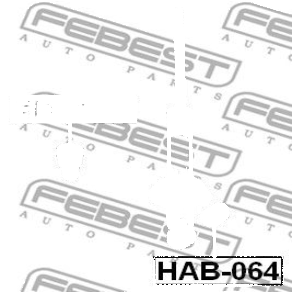 2x ✅Fits FEBEST HAB-064 REAR SHOCK ABSORBER SILENTBLOCK HONDA CIVIC  ⭐UK Seller⭐